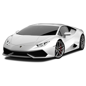 White Lamborghini PNG image-10696